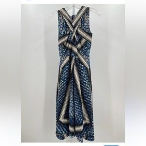 🔥 Peter Pilotto Elegant Blue Patterned Women's Dress us 6